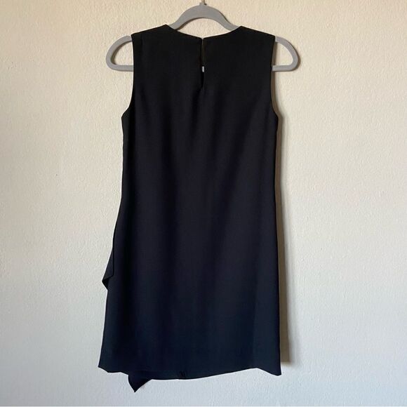 NWT Diane Von Furstenberg Vestido Corto Wyler Azul Oscuro Mini Black Dres Size 0 - Picture 9 of 12